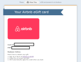 Airbnb Gift Card - 25GBP