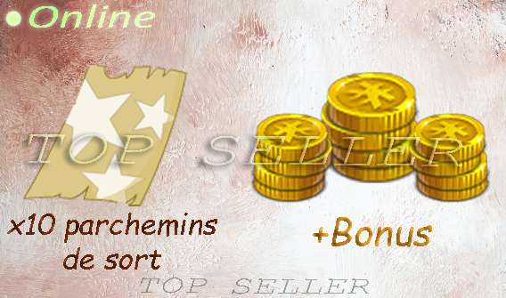 Fallanster : Pack x10 parchemins de sorts ( +1 Point de Sort )  + Top bonus - livraison 5 minutes