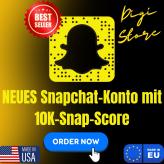 Compte Snapchat avec un score de 10.000 (10k) - Qualité supérieure