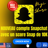 Snapchat Accounts with 10K Score Changeable username