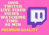 1000 Twitch live video views -watching time: 60 min-Fast delivery-Premium quality-twitch live video views Twitch Twitch Twitch Twitch Twitch 