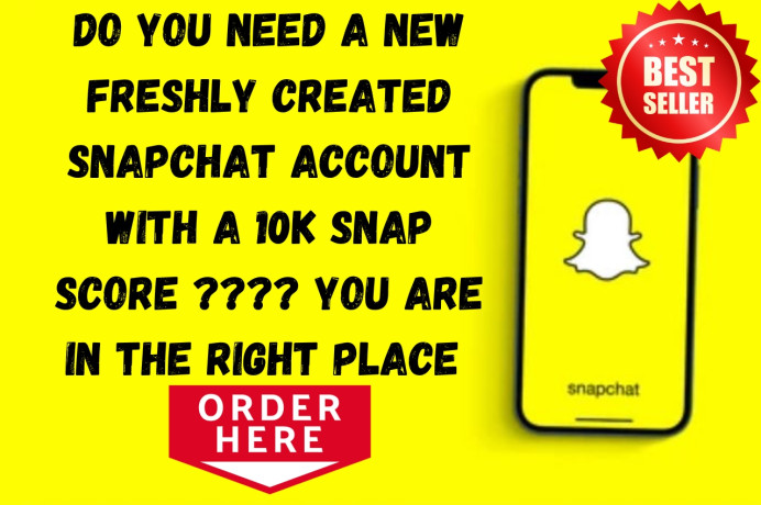 Buy Cheap Snapchat Accounts With High Score 10K Snapchat Accounts For Sale