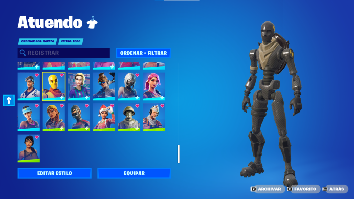 fortnite black knight account +170 skins +100 pillory + 100 backpacks + 300 dances entry through epic games + save the word