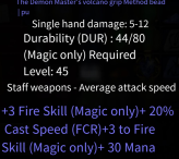 +3 Fire Abilities (Magic only)