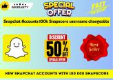 Snapchat Accounts 100k score username changeable | orignal email included Account transactions will be delivered within 5 minute |  Snapchat  