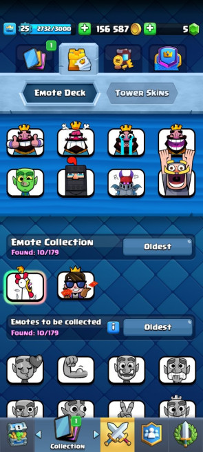 (Android/iOS) KT9 - lvl 25 - Cards 66/120 - Max Card 0 _lvl 111 card 3 /Emote 10 / skin tower  1