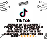  American TikTok accounts  | Prepaid | Locker to launch ads in USA,  Canada, etc.