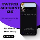 Auto delivery + Twitch [12K Followers] account + 2023 + Email access +