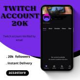  Auto delivery + Twitch [20K Followers] account + 2023 + Email access +