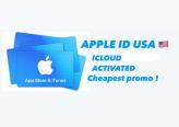 Apple ID US without two-factor authentication and iCloud activated