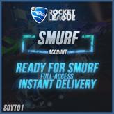ROCKET LEAGUE SMURF | Ready For Ranked | Full Access | INSTANT DELIVERY