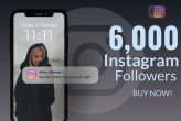6000 Instagram Followers