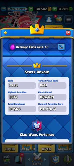 (Android/iOS) KT14- lvl45- Cards108/120- Max Card 28 _lvl 13 card 3 /Emote 6 / skin tower 4