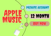 APPLE MUSIC PRIVATE ACCOUNT / REDEEM CODE FOR 1 YEAR 365 DAYS WARRANTY