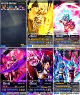 #DB216~UL 5* SSGSS Kaioken Goku~LL UI Goku red=the Best in game~LL 9* SS 2 & SSGSS Trunks (Adult) & Vegeta~4 ULTRA~9 LL~113 SP 