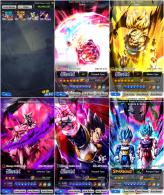 #DB221~UL 8* SSGSS Kaioken Goku~LL UI Goku red=the Best in game~LL 9* Android#17~LL 7* SSGSS Vegeta~4 ULTRA~11 LL~116 SP 