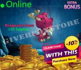Boune>[ Dragoune Rose +55 Sagesse ] + Extra Kamas Bonus -Fast Delivery-