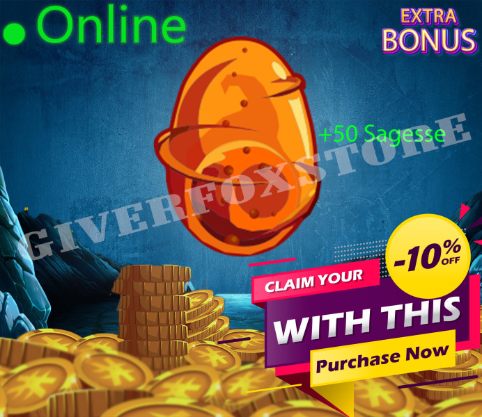 Boune>[ Dofus Cawotte +50 Sagesse ] + Extra Kamas Bonus -Fast Delivery-