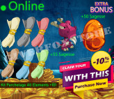 Boune>[ Kit Parchotage +101 tout les Elements ] + [ Dragoune rose +55 Sagesse ] + [ Dofus Cawotte +50 Sagesse ] +BONUS