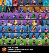 56 skins / ONLY PC / Glow / Mogul Master (USA) (KOR) (GBR) / Rebirth Harley Quinn / Lara Croft / The Flash / Midas / The Batman Who Laughs