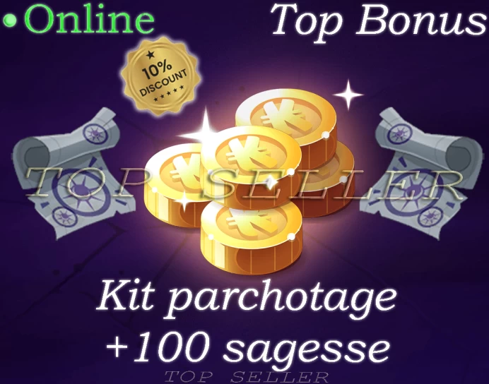Salar : Kit Parchotage +100 sagesse + Top Bonus - delivery : 5 minutes