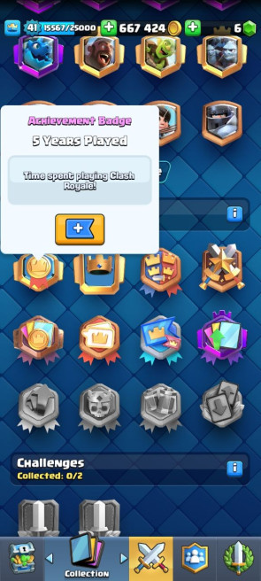 (Android/iOS) KT 13 - lvl 41 - Cards108/120 - Max Card 8 _lvl 12 card 7  /Emote 21 / skin tower  2