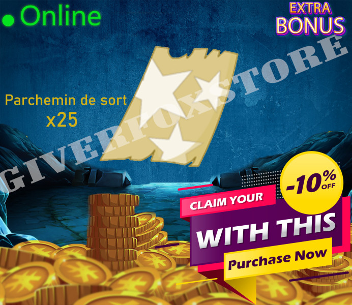 Boune>[ x25 Parchemin de sort ] +BONUS - livraison 5 minutes (Best buy)