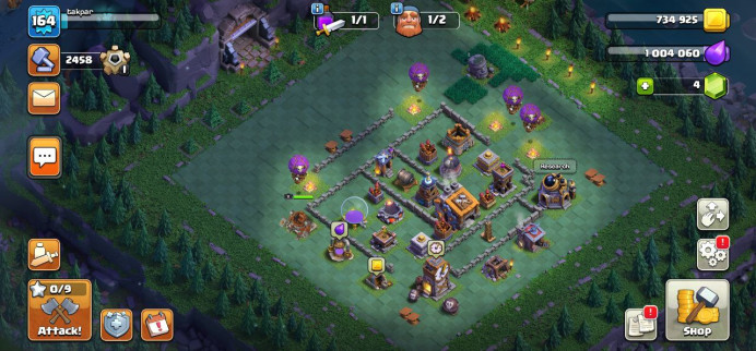 Clash of Clans (Android/iOS) SC ID- [Big Sale] TH 14 - Level 164- Heroes(40/32/10/18) - Build 7 - Cheapest price