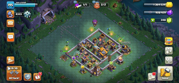 Clash of Clans (Android/iOS) SC ID- [Big Sale] TH 13 - Level 195- Heroes(70/68/50/20) - Build 9 - Cheapest price