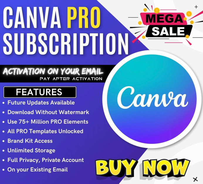Canva Pro Premium Lifetime Valable a vie - Toutes Les Fonctionnalités Débloquées