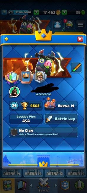 (Android/iOS) KT 10 - lvl 28 - Cards99/120 - Max Card 0 _lvl 12 card 3 /Emote 11 / skin tower 1