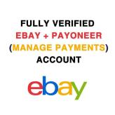 eBay Seller Accounts With 1-3 Active Listings + Gmail + Fully Verified Payoneer Account
