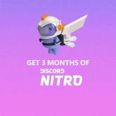 DISCORD NITRO  3 MONTH + 2 BOOSTS (Activation Link)