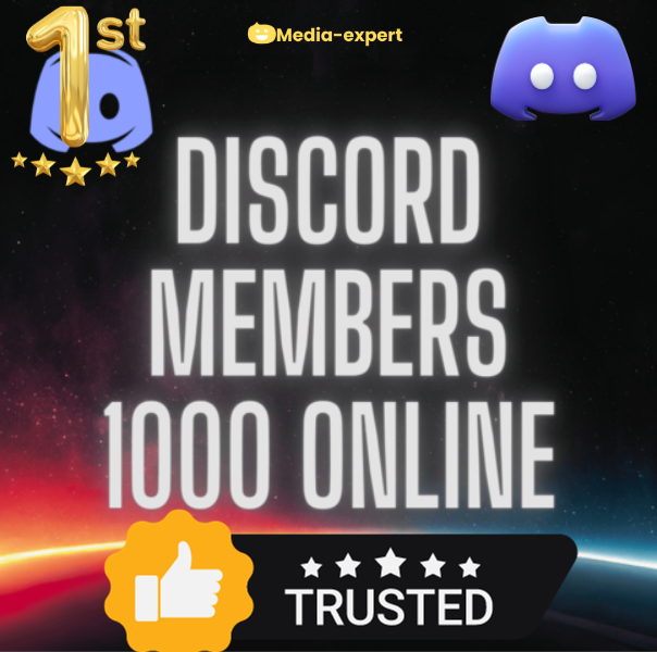 Discord 1k (1000) Members FAST DELIVERY-PREMIUM QUALITY members Discord 1000 Members (I have all that you want quantity and quality)