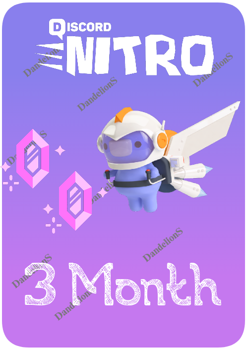 Discord Nitro 3 Month + 2 Boost || It is activated when you buy, I deliver it activated Support 24/7 || New Account