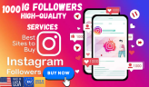 High Quality Instagram 1000 followers - Fast delivery