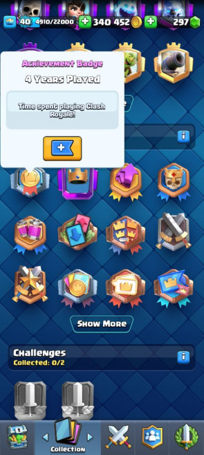(Android/iOS) KT14 - lvl40 - Cards108/120 - Max Card 16  _lvl 11 card 10 /Emote 50 / skin tower 1