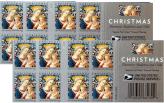 Florentine Madonna and Child Christmas Forever First Class Postage Stamps