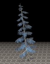 [PC-EU]Fabricant Tree, Tall Cobalt Spruce*1=870Crowns