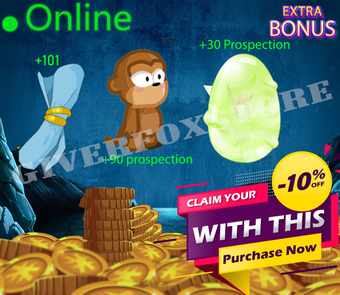 Boune>[ Kit Parchotage +101 Chance ] + [ Nomoon +90 Prospection ] + [ Dofus Kaliptus +30 Prospection ] +BONUS (Best buy)