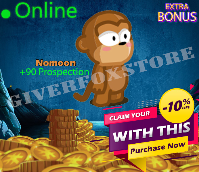 Fallanster>[ Nomoon +90 Prospection ] + Extra Kamas Bonus -Fast Delivery-