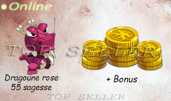 [ Boune ] : Dragoune rose +55 sagesse + Top bonus - Delivery time ==> 5 minutes