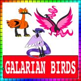 ★ Galarian birds: Articuno / Moltres / Zapdos within 4-5h - Read Description - One of the rarest pokemons
