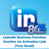 Linkedin Business Premium Subscription 12 Months- Activation By voucher via link on your linkedin account [No need to send your login details ] 