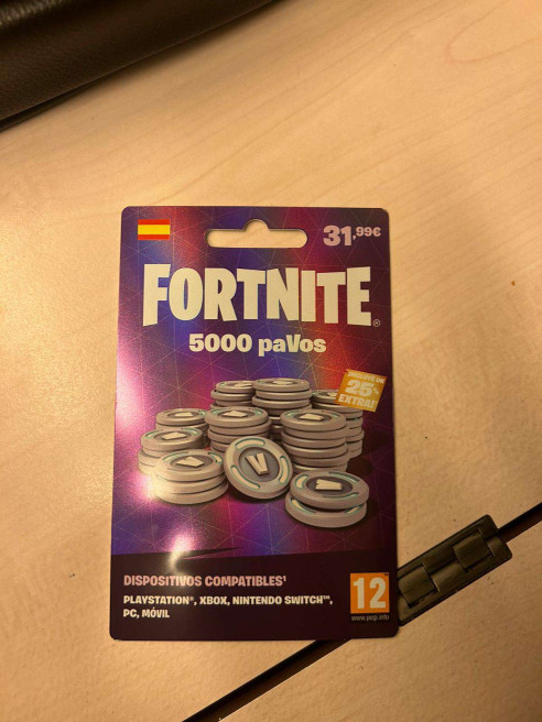 Fortnite 5000 vbucks