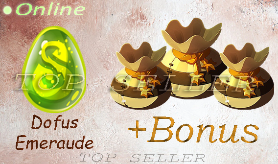 Draconiros : Kit Parchotage +100 tout les elements + Dofus Emeraude + Top Bonus - livraison expresse : 5 minutes