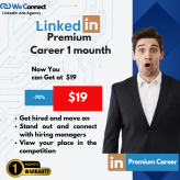 Linkedin  career premium  1 month plan 
