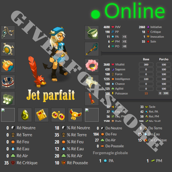 Tylezia>[ Panoplie 200 Full intell/feu Item Jet parfait ! ] - Fast Delivery - (Best Buy)
