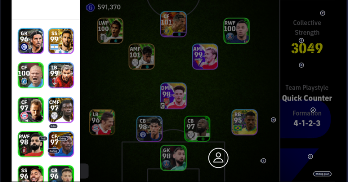 3049 Strength/ Cristiano Ronaldo Showtime-Epic(Raul, Neymar, Lizarazu, Chanathip, Safee Sail, Afhan)-Legendary Barry-POTW(Mbappe, Haaland...EF28