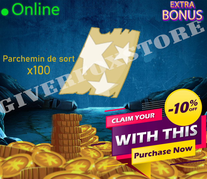 Allisteria>[ x100 Parchemin de sort ] +BONUS - 5minutes Delivery -
